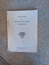 Summaries of Selected Military Campaigns 1961 West Point picture
