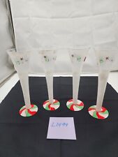Lolita Hand Painted Naughty & Nice Champagne Glasses Retired  picture
