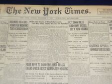 1922 NOVEMBER 5 NEW YORK TIMES - FLY 2,600 MILES SET A NEW RECORD - NT 8418 picture