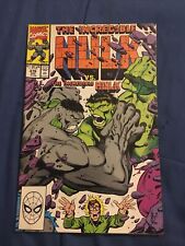 The Incredible Hulk #376 Classic Green vs Gray Hulk Cover 1st Print Marvel 1990 picture