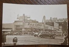 vintage pay less drug store post card spokane washington canclation 1952 picture
