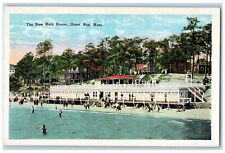 c1930's Bathing Scene The New Bath House Onset Massachusetts MA Postcard picture