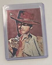 Clint Eastwood Platinum Plated Artist Signed “Man With No Name” Trading Card 1/1 picture