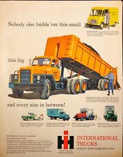 International Trucks Construction Equipment Vintage Print Ad 1959 picture