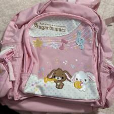 Sanrio Sugarbunnies Backpack Kurousa Shirousa Pink Music Sugar Bunnies Rare  picture