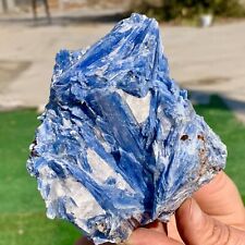 1.22LB Rare Natural beautiful Blue KYANITE with Quartz Crystal Specimen Rough picture