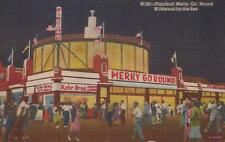 Postcard Playland Merry Go Round Wildwood by the Sea NJ  picture