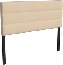 Flash Furniture Paxton Upholstered Headboard - Channel Stitched Queen, Cream picture
