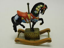 Vintage Willitts Melodies Rocking Ceramic Horse Music Box / Carousel Waltz picture