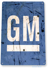 TIN SIGN GM Retro General Motors Service Auto Sales Shop Garage Store B097 picture