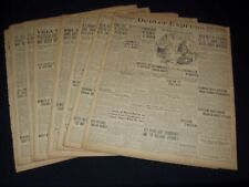 1916 APRIL DENVER EXPRESS NEWSPAPER LOT OF 13 ISSUES - COLORADO - NTL 16B picture