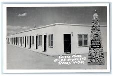 Rugby North Dakota ND Postcard RPPC Photo Center Motel Jct. US Hwy #2 & #3 picture