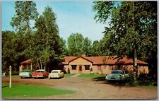 Hokans Motel Ontonagon Michigan Old Cars Postcard D709 picture
