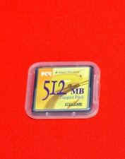 PQI Compact Flash Card 512 MB Memory VTG KODAK Inspired Fits Olympus W/ Case picture