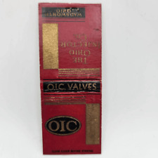 Vintage Bobtail Matchcover OIC Valves The Ohio Injector Company Wadsworth Ohio I picture