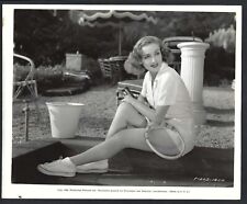 ICONIC CAROLE LOMBARD ACTRESS SEXY LEGS VTG 1936 ORIGINAL PHOTO picture