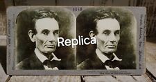 Nice Abraham Lincoln Stereoview Replicas  picture
