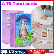 Cat Tarot 78 Cards Tarot Deck Oracle English Version Game Card Divination NEW picture