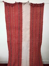 vintage timor ikat tribal woven blanket three part Indonesian brocade fabric 843 picture