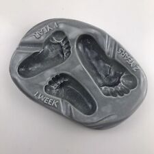 RARE Vintage Similac Advertising Ashtray with Baby Feet - UNIQUE VINTAGE ADVERT picture