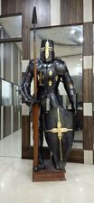 Medieval Knight Wearable Suit Of Armor Crusader Combat Full Body Armour Suit picture