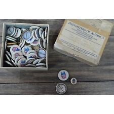 Daughters of America Badge Pin Lot in Box Vintage Secret Society picture