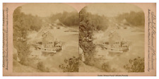 Canada, Ottawa, Curtain Canal Lock, ca.1870, Stereo Vintage Print st picture