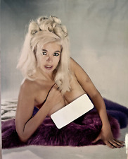 Jayne Mansfield classic blonde bombshell 1960's Hollywood pin-up 8x10 real photo picture