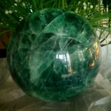 27.5LB Polishing and restoration of natural colored fluorite crystal ball 12500g picture