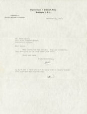 WILLIAM O. DOUGLAS - TYPED LETTER TWICE SIGNED 12/29/1948 picture