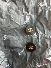 Two VINTAGE CHANEL BUTTONS  2 pieces  LOGO CC  16 mm picture