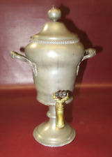 Antique James Dixon & Sons Sheffield Pewter Water Tea Dispenser - As-Is Damaged picture