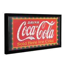 Coca-Cola Framed and Flashing Hanging LED Light Up Plug-In Marquee Sign picture