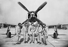 Langley Test Pilots with P-47 Thunderbolt Fighter 13