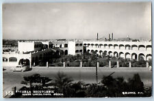 Nuevo Laredo Tamaulipas Mexico Postcard High School c1930's RPPC Photo picture