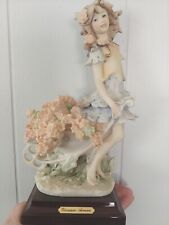 GIUSEPPE ARMANI FLOWERS FEAST GIRL WITH CART OF FLOWERS #1141 -P picture