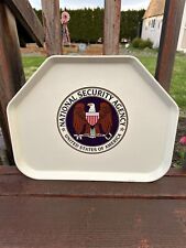 VINTAGE NATIONAL SECURITY AGENCY HARD PLASTIC TRAY picture