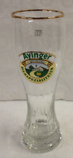Ayinger BierSpezialitaten Pilsner Swirl Beer Glass  w/ Gold Rim  - 9/5