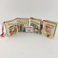 Mr. Christmas Set of 4 Musical Nostalgic Book Ornaments picture