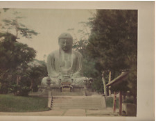Unknwn Photographr Early hand-colored problem both cool chionin temple /budha picture