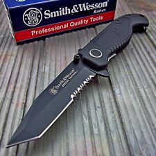 Smith & Wesson Special Tactical Black Tanto Blade Everyday Folding Pocket Knife picture