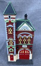 Vintage Department 56 Red Brick Fire Station House Christmas in the City 5536-0 picture
