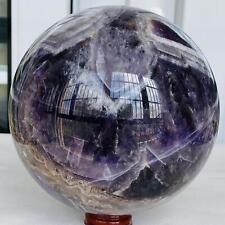 4160g Natural Dream Amethyst Quartz Crystal Sphere Ball Healing picture