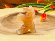 Honey Caramel Calcite Flying Horse Figurine, Crystal Animal Standing Statuette picture