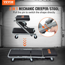 VEVOR 2 in 1 Z Creeper Seat Rolling Chair Auto Mechanics Shop Garage Work Stool picture