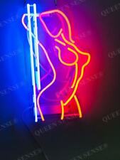Live Nudes Pole Girl Dancer Beauty Acrylic 14
