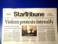 Minneapolis Star Tribune George Floyd Violent Protests Intensify May 28, 2020 picture