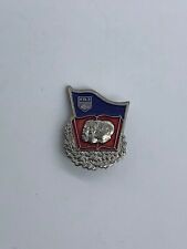 Vintage East German Good Knowledge Pin - Silver - Unissued picture