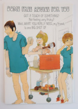 Some Free Advice for You Big Shot Alcohol Doctor Vintage Greeting Card Hallmark picture