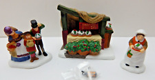 Dept 56 Dickens Village Christmas Pudding Costermonger #58408 Old Stock w/Box picture
